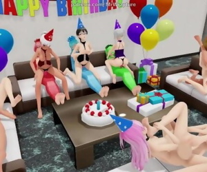 A Blessed Bday Romp - 3D MMD